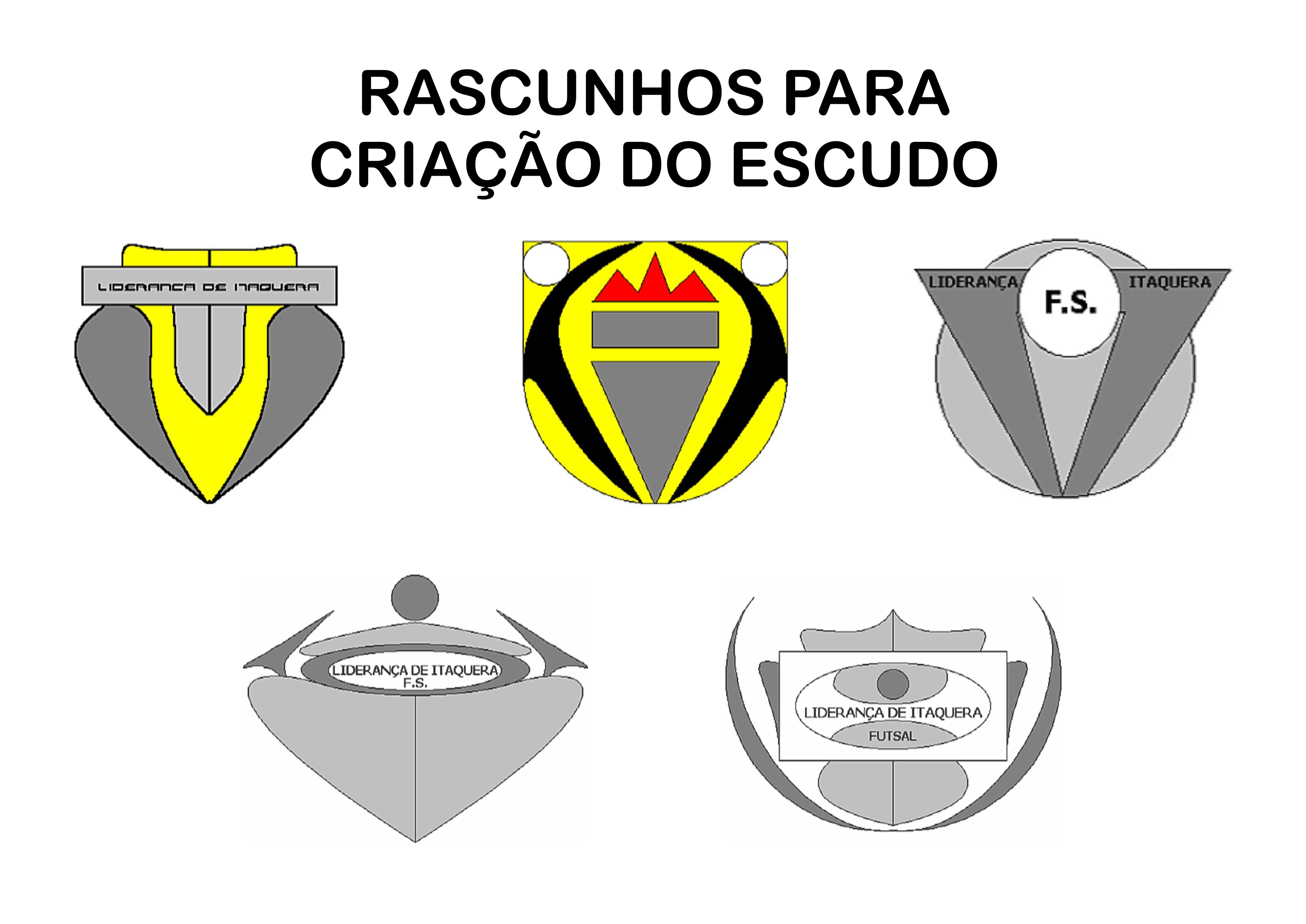 Primeiros rascunhos