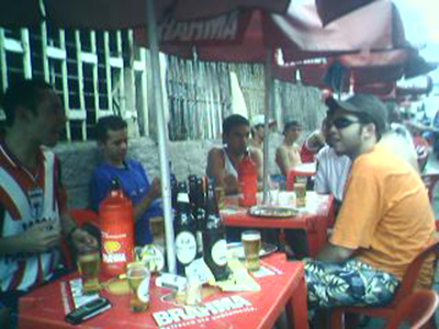 Inaugurando o Bar do Japonês!