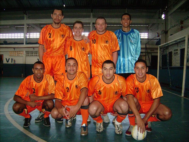 2007 - Gilser / Em pé: Edson, Sérgio, Alemão e Hilton. Agachados: Willian, Robson, Billy e Gilmar.