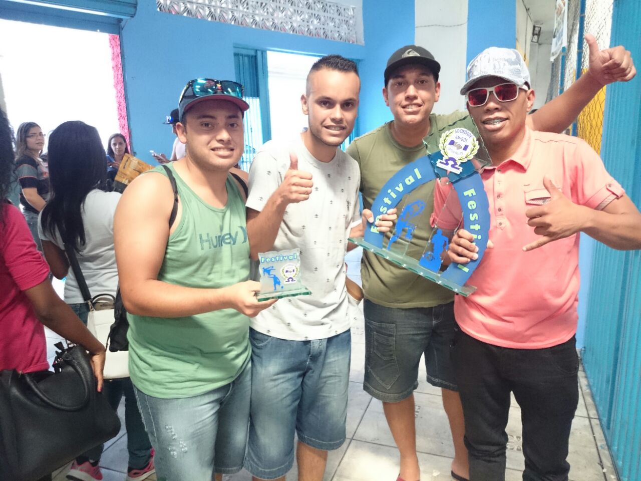 Digão, Gui, Robson e Dênis