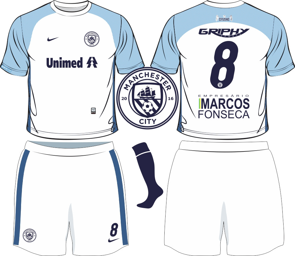 Uniforme City FC Versão Jogador - Temporada 2018/19