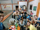 Família do Águias sempre reunida antes, durante e depois do jogo!