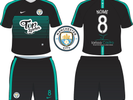 Uniforme City FC Versão Jogador - Temporada 2017/18