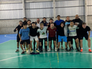 1° treino do time da Luz Futsal realizado no dia 30 de julho de 2024