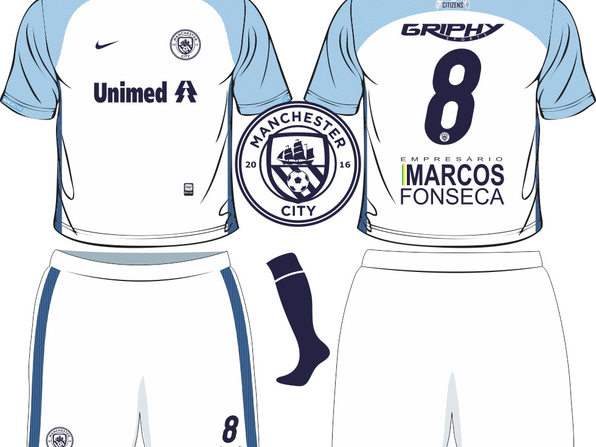 Uniforme City FC Versão Jogador - Temporada 2018/19